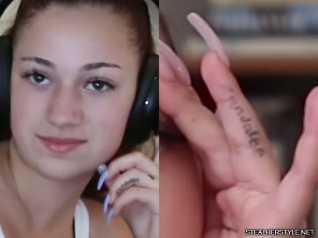 danielles zandalee tattoo on her finger 